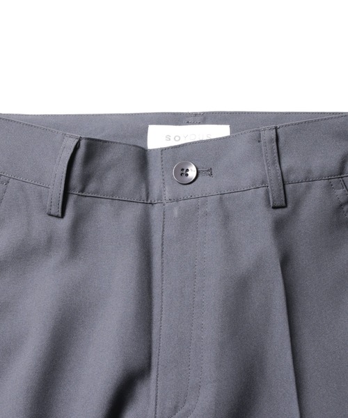 THE CASUAL（カジュアル）の「スーツ地 センタープレス テーパード スラックス【セットアップ対応】（スラックス・メンズ・ブラック/ネイビー/グレー/チャコール・S/M/L/XL）」の10枚目の写真