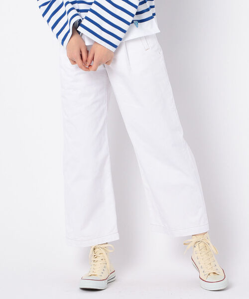 fredy repit(フレディレピ)の「チノセミワイドパンツ(パンツ)」|オフホワイト