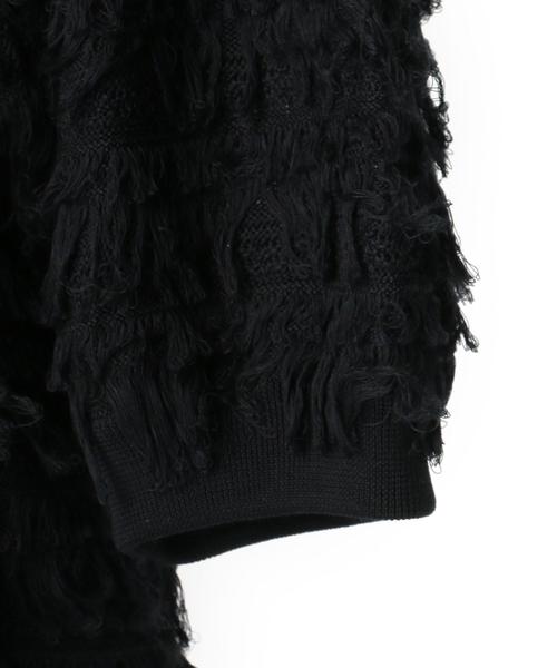 k様　ドゥロワー drawer フリンジカーディガン　黒 ドゥロワー Drawer カーディガン ブラック ドルマン フリンジ