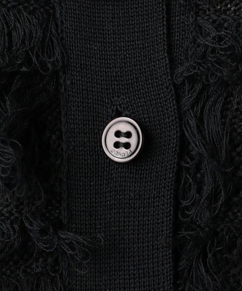 k様　ドゥロワー drawer フリンジカーディガン　黒 ドゥロワー Drawer カーディガン ブラック ドルマン フリンジ
