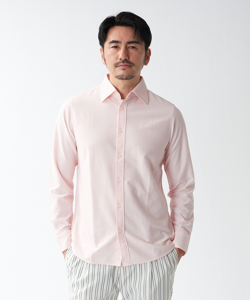 DESIGNWORKS（デザインワークス）の「デニムシャンブレーシャツ（シャツ/ブラウス・メンズ・ホワイト/ピンク/インディゴブルー・44/48/50/46）」の3枚目の写真