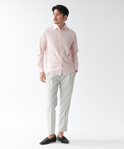 DESIGNWORKS（デザインワークス）の「デニムシャンブレーシャツ（シャツ/ブラウス・メンズ・ホワイト/ピンク/インディゴブルー・44/48/50/46）」の17枚目の写真