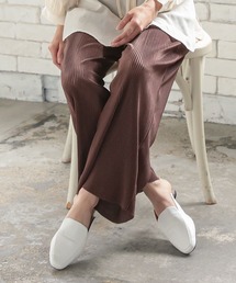 KOBE LETTUCE | プリーツフレアワイドパンツ(その他パンツ)