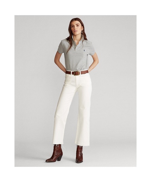 POLO RALPH LAUREN(ポロ ラルフ ローレン)の「クラシック フィット メッシュ ポロシャツ(ポロシャツ・レディース・グレー系・LARGE/X-SMALL/SMALL/MEDIUM)」の8枚目の写真