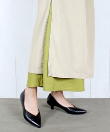 CHICSLICK（シックスリック）の「本革Vカットローヒールパンプス（パンプス）」