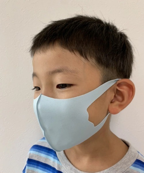 GLOBAL WORK（グローバルワーク）の「冷感キッズマスク2P/895204（マスク・キッズ・ブラック/ピンク系その他・FREE）」の2枚目の写真