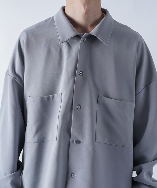 kutir（クティール）の「オーバーオープンカラーシャツ（シャツ/ブラウス・メンズ・ライトブルー/ライトグリーン/モカ・MEDIUM/LARGE）」の19枚目の写真