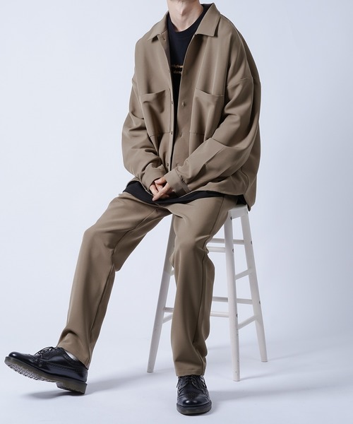 kutir（クティール）の「オーバーオープンカラーシャツ（シャツ/ブラウス・メンズ・ライトブルー/ライトグリーン/モカ・MEDIUM/LARGE）」の7枚目の写真