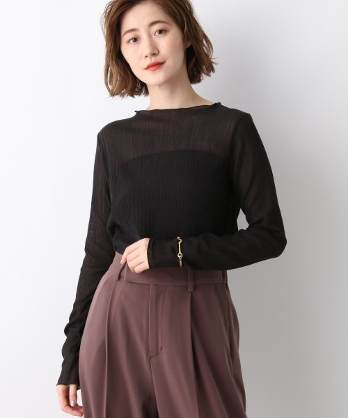 A part by(アパートバイ)の「【店舗限定】PoCoヨウリュウシアーカットソー 920036(Tシャツ/カットソー・レディース・ブラック/ブラウン・FREE)」の2枚目の写真