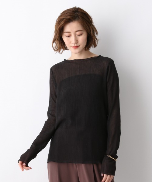 A part by(アパートバイ)の「【店舗限定】PoCoヨウリュウシアーカットソー 920036(Tシャツ/カットソー・レディース・ブラック/ブラウン・FREE)」の13枚目の写真