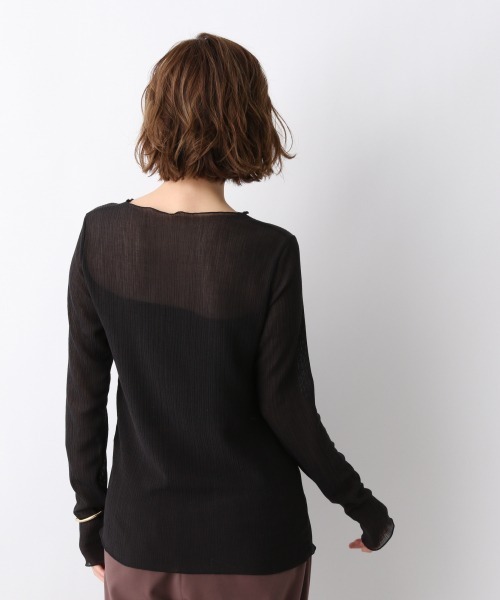 A part by(アパートバイ)の「【店舗限定】PoCoヨウリュウシアーカットソー 920036(Tシャツ/カットソー・レディース・ブラック/ブラウン・FREE)」の15枚目の写真