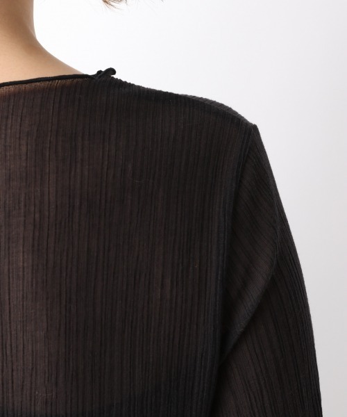 A part by(アパートバイ)の「【店舗限定】PoCoヨウリュウシアーカットソー 920036(Tシャツ/カットソー・レディース・ブラック/ブラウン・FREE)」の7枚目の写真