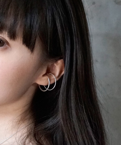 contra bo nepre（コントラ ボ ネプレ ）の「Lumenal ear cuff standard / イヤリング 片耳（イヤリング（片耳用）・レディース・シルバー・FREE）」の2枚目の写真