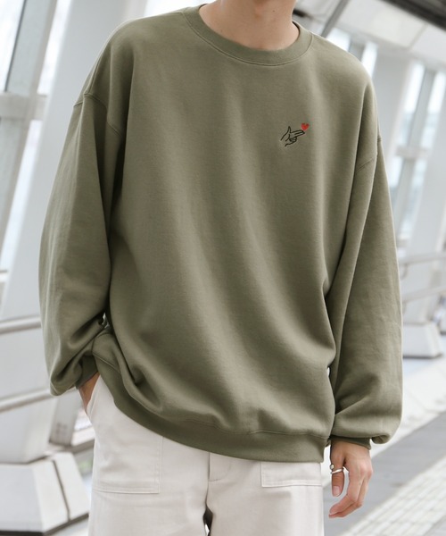 PairPair(ペアペア)の「きゅん撃ち合わせ絵スウェット(ユニセックス)(スウェット・レディース・カーキ/ブラウン/ベージュ/ブラウン系その他/ベージュ系その他/ブラック系その他/スミクロ/グリーン系その他・FREE)」の21枚目の写真