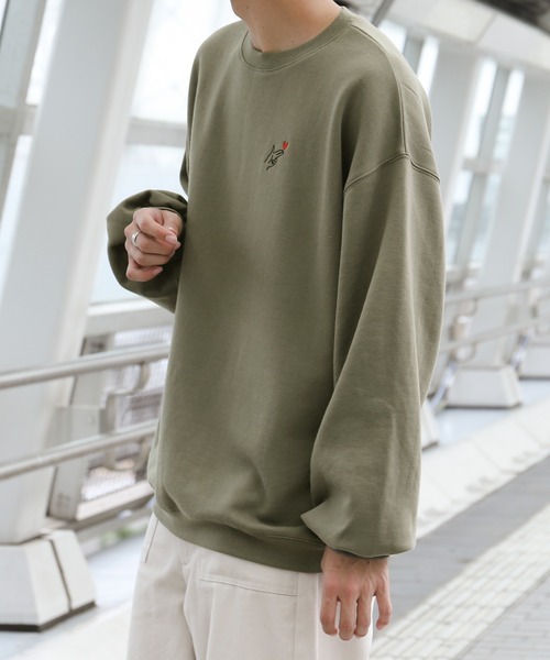 PairPair(ペアペア)の「きゅん撃ち合わせ絵スウェット(ユニセックス)(スウェット・レディース・カーキ/ブラウン/ベージュ/ブラウン系その他/ベージュ系その他/ブラック系その他/スミクロ/グリーン系その他・FREE)」の22枚目の写真