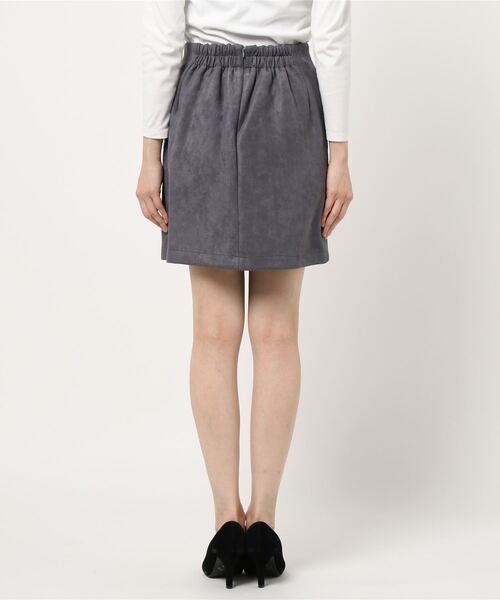 archives（アルシーヴ）の「スウェードミニスカート（スカート・レディース・アイボリー/モカ/ブラウン/グレー・MEDIUM）」の6枚目の写真
