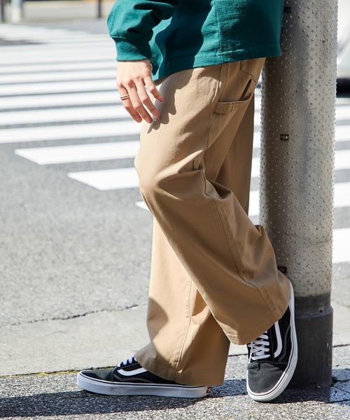 Mark Gonzales（マーク・ゴンザレス）の「Mark Gonzales/マークゴンザレス MONO-MART別注 ワイドペインターパンツ/ワイドデニムパンツ（デニムパンツ・メンズ・グレー/インディゴブルー/ベージュ/ブラック/カーキ/オフホワイト/ブルー/チャコールグレー/ダークブラウン・S/M/L/XL）」の6枚目の写真