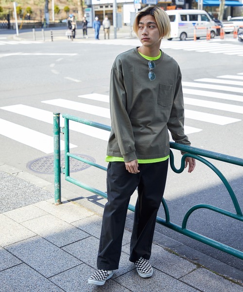 Mark Gonzales（マーク・ゴンザレス）の「Mark Gonzales/マークゴンザレス MONO-MART別注 ワイドペインターパンツ/ワイドデニムパンツ（デニムパンツ・メンズ・グレー/インディゴブルー/ベージュ/ブラック/カーキ/オフホワイト/ブルー/チャコールグレー/ダークブラウン・S/M/L/XL）」の21枚目の写真