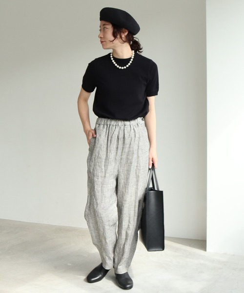太番手 千鳥柄 パンツ その他パンツ Yuni ユニ のファッション通販 Zozotown