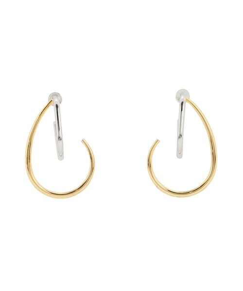 ドッキングスリムピアス ピアス 両耳用 Emoda エモダ のファッション アクセサリー セール