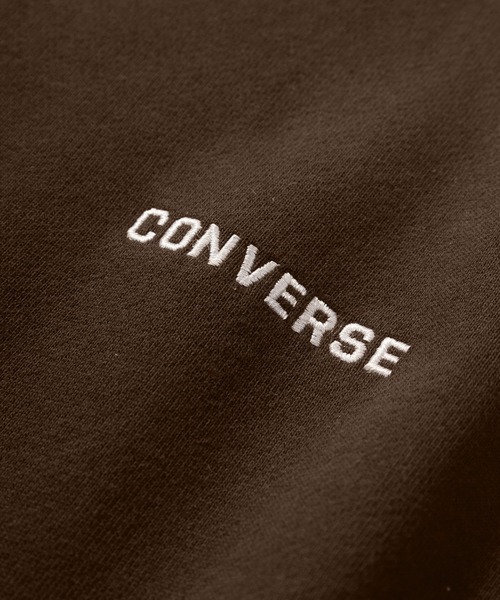 CONVERSE(コンバース)の「【CONVERSE/コンバース】ワンポイント ブランドロゴ 刺繍 裏毛 スウェット/トレーナー(スウェット・メンズ・ホワイト/ベージュ/ピンク/ブラウン/ナチュラル/グレー/ブラック/グリーン/ライトブルー/ダークグリーン/ベージュ系その他/アッシュグレー・M/L/XL)」の16枚目の写真