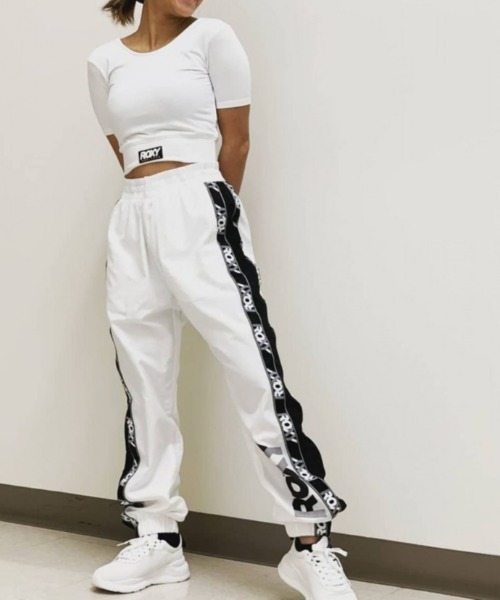 ROXY（ロキシー）の「SHUFFLE PANT/ロキシー ボトムス パンツ フィットネス ジム ヨガ ランニング ルームウェア・ワンマイルウェアにも（その他パンツ・レディース・ホワイト/ブラック・SMALL/MEDIUM/LARGE）」の14枚目の写真