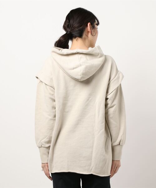 JOURNAL STANDARD（ジャーナルスタンダード）の「ウラケタックフーディ（パーカー・レディース・ホワイト系その他/ブラック系その他・FREE）」の9枚目の写真