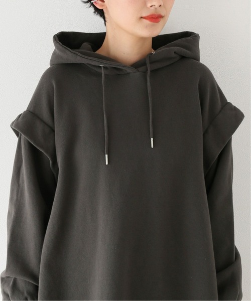 JOURNAL STANDARD（ジャーナルスタンダード）の「ウラケタックフーディ（パーカー・レディース・ホワイト系その他/ブラック系その他・FREE）」の4枚目の写真