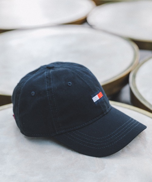 TOMMY HILFIGER（トミーヒルフィガー）の「TOMMY HILFIGER トミーヒルフィガー ARDIN ワンポイントロゴ ベースボールキャップ（キャップ・メンズ・ブラック/ネイビー/レッド/ストーン・FREE）」の19枚目の写真