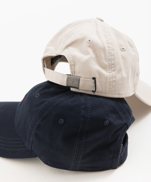 TOMMY HILFIGER（トミーヒルフィガー）の「TOMMY HILFIGER トミーヒルフィガー ARDIN ワンポイントロゴ ベースボールキャップ（キャップ・メンズ・ブラック/ネイビー/レッド/ストーン・FREE）」の8枚目の写真