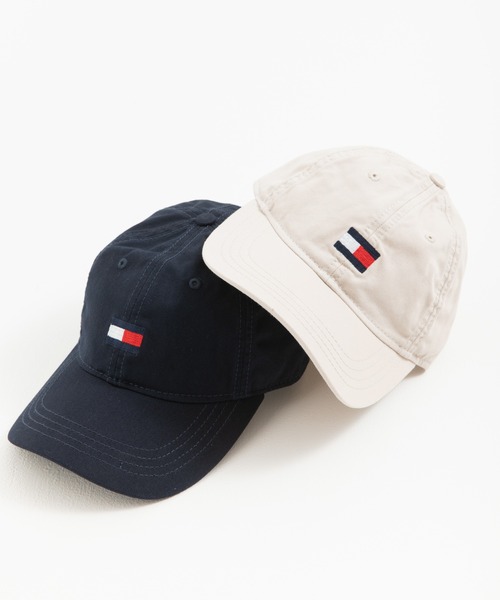 TOMMY HILFIGER（トミーヒルフィガー）の「TOMMY HILFIGER トミーヒルフィガー ARDIN ワンポイントロゴ ベースボールキャップ（キャップ・メンズ・ブラック/ネイビー/レッド/ストーン・FREE）」の12枚目の写真