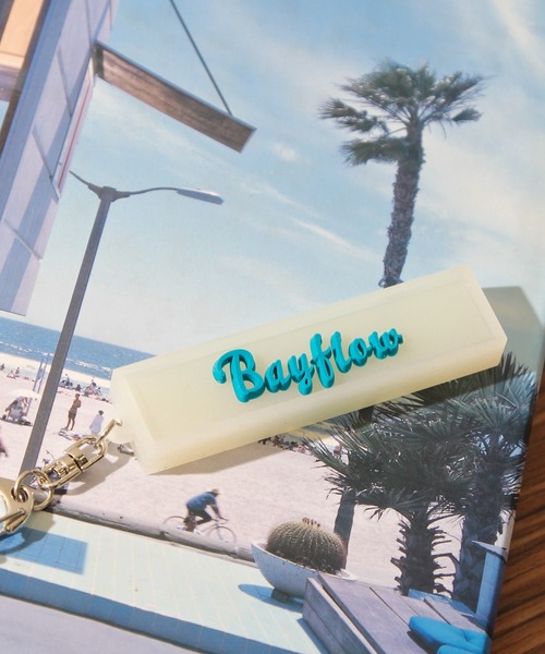 BAYFLOW(ベイフロー)の「BFシリコンキーホルダー(キーホルダー・レディース・ブルー/ネイビー/オフホワイト・0)」の2枚目の写真