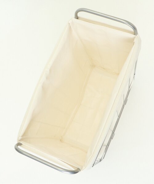 LBC（エルビーシー）の「※なくなり次第終了※【WEB限定】折りたためるランドリースクエアバスケット キャスター付き 38L（ランドリーグッズ・レディース・ダークグリーン/オフホワイト/ブラック/グレー・FREE）」の20枚目の写真