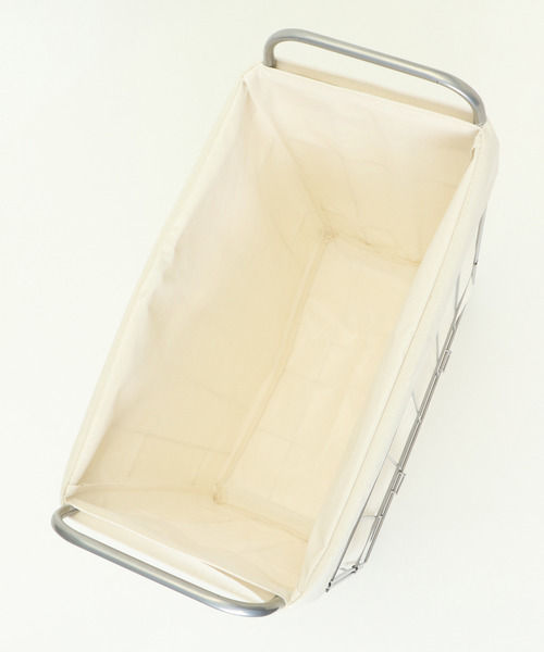 LBC（エルビーシー）の「※なくなり次第終了※【WEB限定】折りたためるランドリースクエアバスケット キャスター付き 38L（ランドリーグッズ・レディース・ダークグリーン/オフホワイト/ブラック/グレー・FREE）」の12枚目の写真