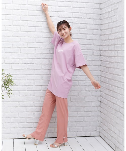 MILKFED.（ミルクフェド）の「MILKFED x OP BIG SS TEE STENCIL SWIM SUIT（水着・レディース・ホワイト/ブラック/ブラウン/ピンク/ライトグリーン・ONE SIZE）」の17枚目の写真