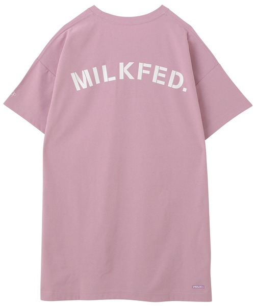 MILKFED.（ミルクフェド）の「MILKFED x OP BIG SS TEE STENCIL SWIM SUIT（水着・レディース・ホワイト/ブラック/ブラウン/ピンク/ライトグリーン・ONE SIZE）」の8枚目の写真