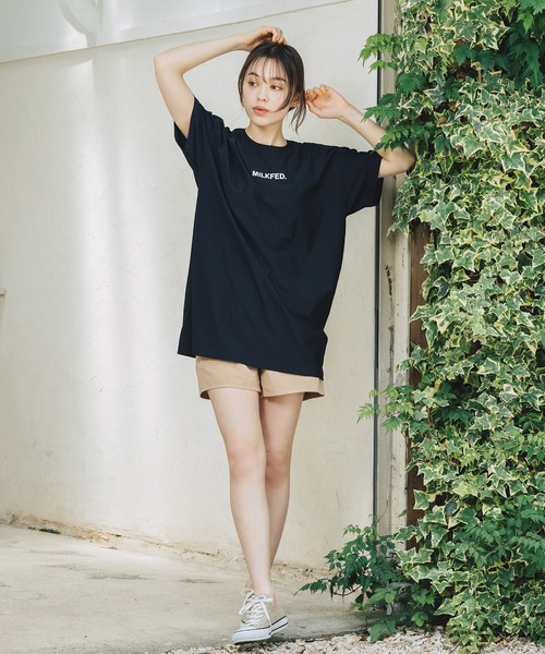 MILKFED.（ミルクフェド）の「MILKFED x OP BIG SS TEE STENCIL SWIM SUIT（水着・レディース・ホワイト/ブラック/ブラウン/ピンク/ライトグリーン・ONE SIZE）」の20枚目の写真