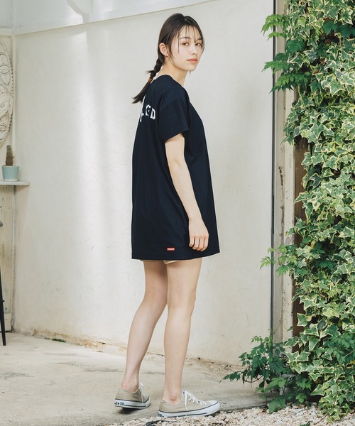 MILKFED.（ミルクフェド）の「MILKFED x OP BIG SS TEE STENCIL SWIM SUIT（水着・レディース・ホワイト/ブラック/ブラウン/ピンク/ライトグリーン・ONE SIZE）」の21枚目の写真