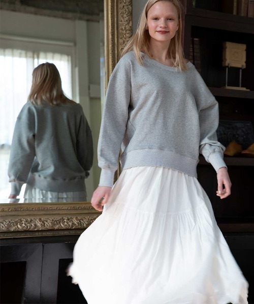 mangata（モンガータ）の「PO sweat（スウェット・レディース・ブラック/グレー・FREE）」の9枚目の写真