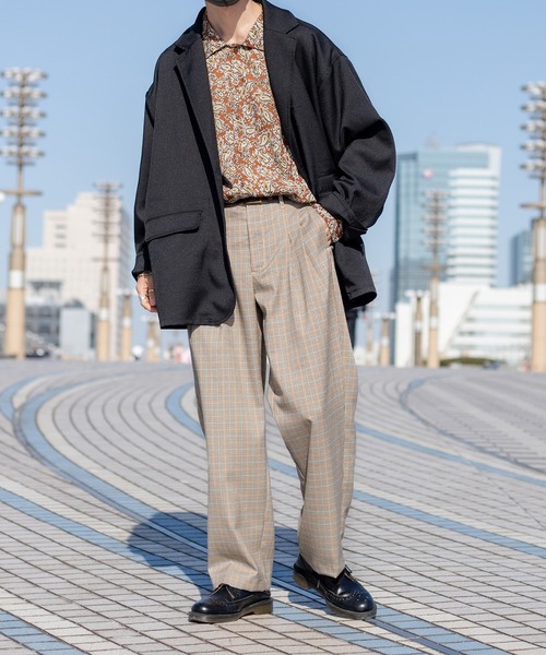 kutir（クティール）の「アソートオーバー柄シャツ（シャツ/ブラウス・メンズ・ダークグリーン/ダークブラウン/オフホワイト/ダークブルー・MEDIUM/LARGE）」の18枚目の写真