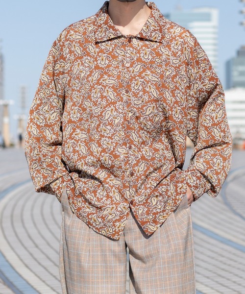 kutir（クティール）の「アソートオーバー柄シャツ（シャツ/ブラウス・メンズ・ダークグリーン/ダークブラウン/オフホワイト/ダークブルー・MEDIUM/LARGE）」の13枚目の写真