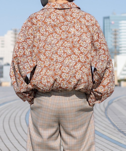 kutir（クティール）の「アソートオーバー柄シャツ（シャツ/ブラウス・メンズ・ダークグリーン/ダークブラウン/オフホワイト/ダークブルー・MEDIUM/LARGE）」の7枚目の写真