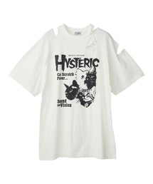 HYSTERIC GLAMOUR | CAT SCRATCH FEVER オーバーサイズTシャツ(Tシャツ/カットソー)
