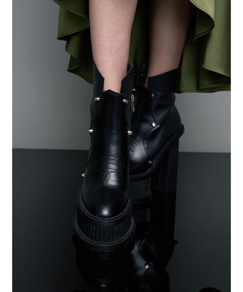 PAMEO POSE（パメオポーズ）の「Western Disco Boots Black（ブーツ・レディース・ブラック・38/39/37）」の13枚目の写真