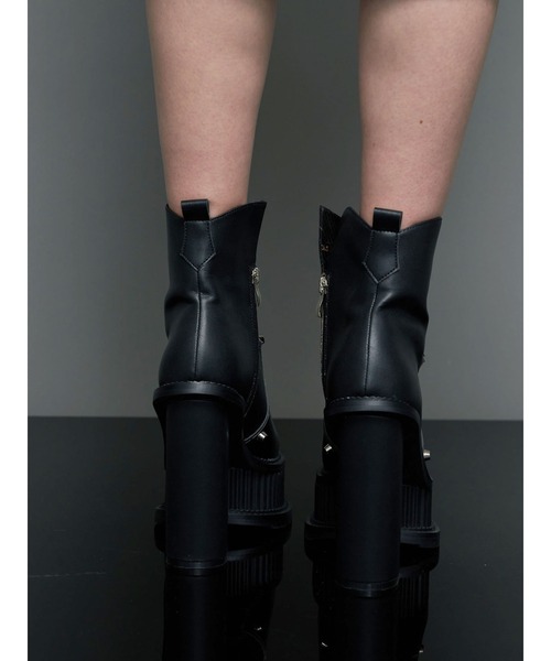 PAMEO POSE（パメオポーズ）の「Western Disco Boots Black