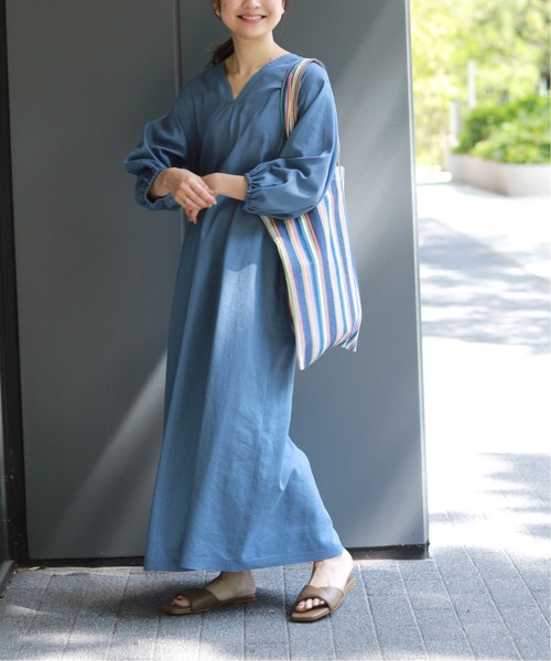 SLOBE IENA（スローブイエナ）の「【THE STRIPES COMPANY / ストライプカンパニー】 マルチストライプトートバッグ◆（トートバッグ・レディース・イエロー/その他・FREE）」の9枚目の写真