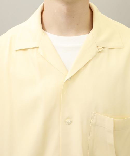 Name.(ネーム)の「【Name.】VISCOSE TWILL L/S OPEN COLLAR SH(シャツ/ブラウス・メンズ・ネイビー/アイボリー・0/1)」の5枚目の写真