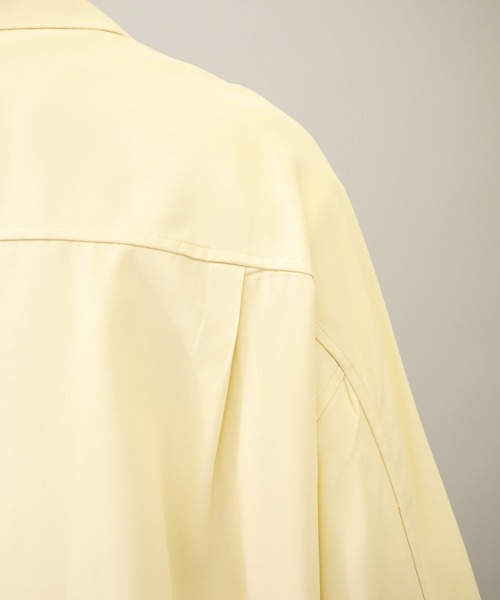 Name.(ネーム)の「【Name.】VISCOSE TWILL L/S OPEN COLLAR SH(シャツ/ブラウス・メンズ・ネイビー/アイボリー・0/1)」の22枚目の写真