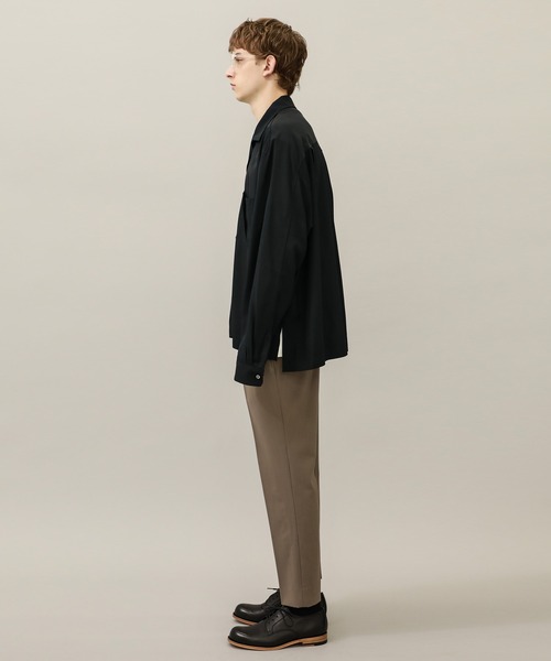 Name.(ネーム)の「【Name.】VISCOSE TWILL L/S OPEN COLLAR SH(シャツ/ブラウス・メンズ・ネイビー/アイボリー・0/1)」の8枚目の写真