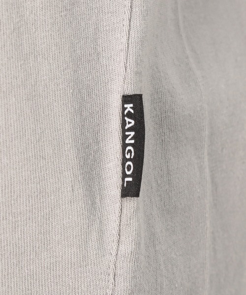 KANGOL(カンゴール)の「KANGOL カンゴール ポケット付き コクーンシルエットチュニック(Tシャツ/カットソー・レディース・ライトグレー/チャコール/ホワイト・フリー)」の10枚目の写真